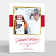 Red Joyful Wishes Photo Cards Image 1 of 5